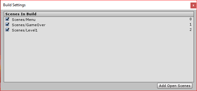 build setting